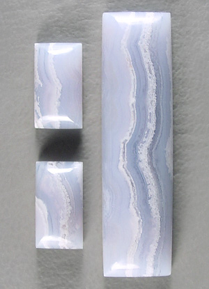blue lace agate set