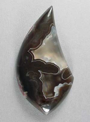 black tube agate